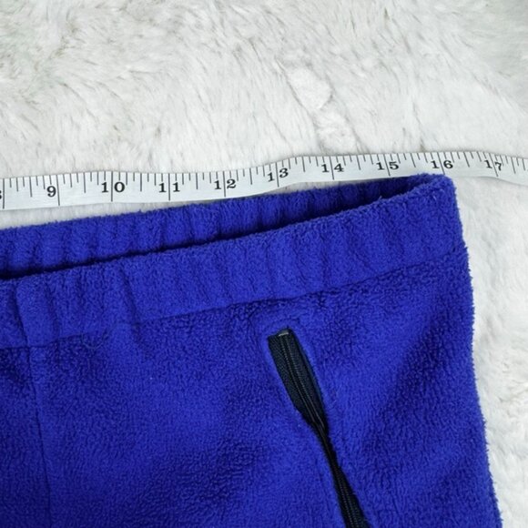 Men’s Vintage 90s LL Bean Outdoor Fleece Jogger Sweat Pants Size Medium Purple - Picture 7 of 8